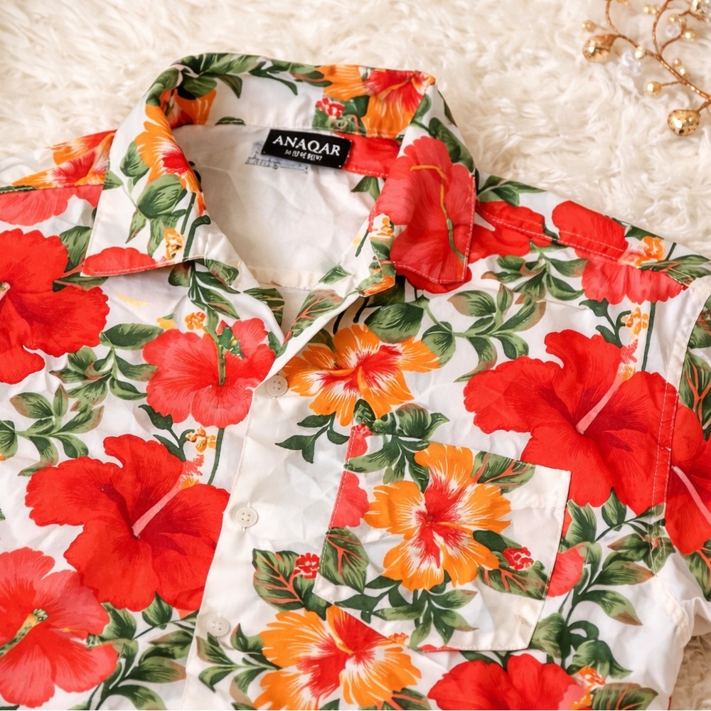 🛍️𝓘𝓼𝓵𝓪𝓷𝓭 𝓓𝓪𝔂𝓼 — 𝓡𝓮𝓭 𝓗𝓲𝓫𝓲𝓼𝓬𝓾𝓼 𝓗𝓪𝔀𝓪𝓲𝓲𝓪𝓷 𝓢𝓽𝔂𝓵𝓮 𝓑𝓾𝓽𝓽𝓸𝓷 𝓢𝓱𝓲𝓻𝓽 𝓜